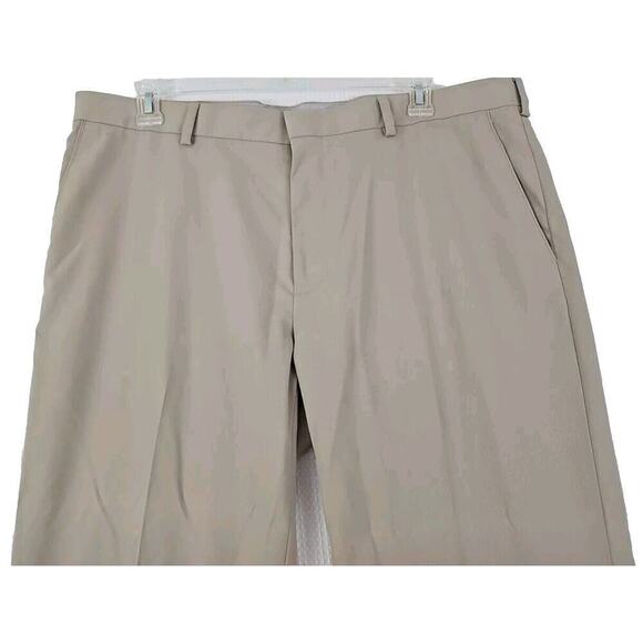 PGATOU ~Men 40×32~Beige/Khaki Flat Front Golf Ultimate Pant Comfort Closure NWT - Picture 6 of 10